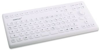 TKG-086-MB-IP68-GREY with Mouse button and Arrow keys - Optional backlight