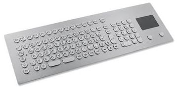 TKV-105-TOUCH-MODUL Stainless steel keyboard