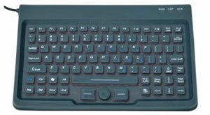 CSK303 Compact Rugged Silicone Keyboard with Pointer