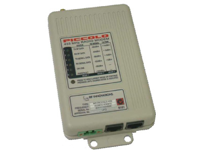 Piccolo RFI-433 data radio modem is a licence free frequency hopping unit