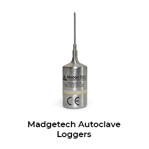 Madgetech Autoclave loggers