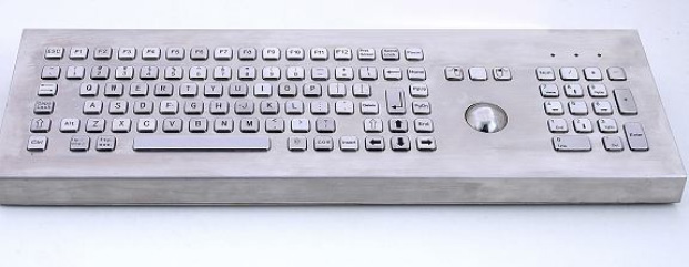 CKB500K-DT - CyberVisuell Stainless steel keyboard