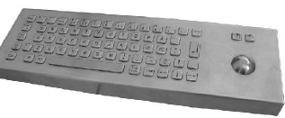 CKBCA1 - CyberVisuell Stainless steel keyboard