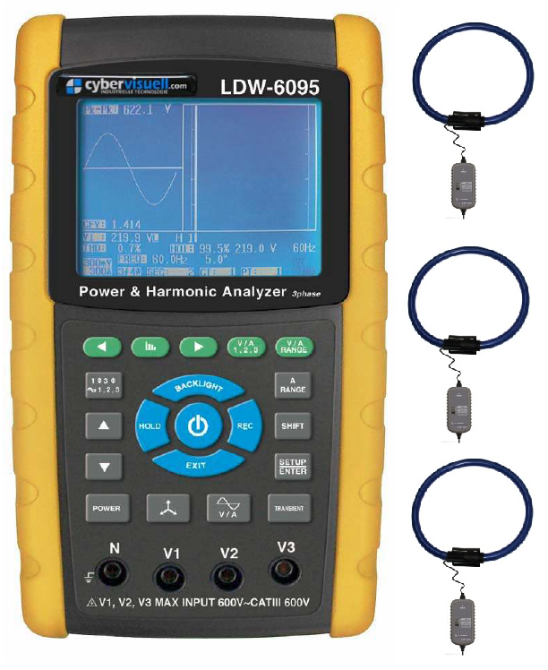 CyberVisuell Power Analyser / Data Logger LDW-6095K