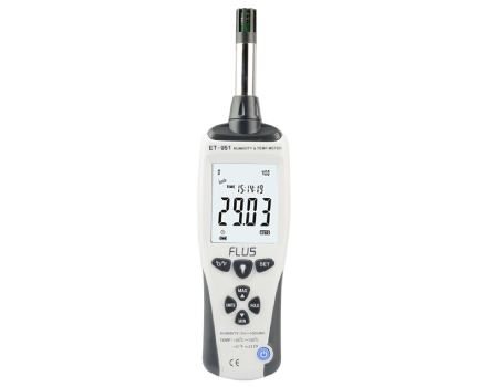 Multifunction Environment Meter: Digital Temperature, Humidity, Sound,  Light and Air Flow Meter