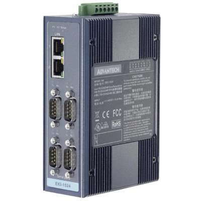 EKI-1524 - 4-port RS-232/422/485 Serial Device Server