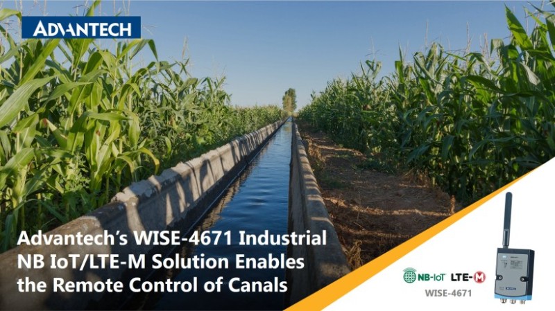 WISE-4671 Enables Smart Remote Irrigation
