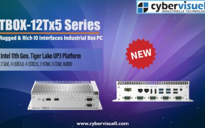 TBOX-12Tx5 Fanless PCs Deliver High Performance, Rich I/O
