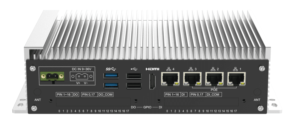 TBOX-13220 Fanless Box PC with PoE Ports