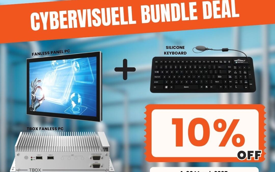 Save 10% on a CyberVisuell PC and Keyboard Bundle