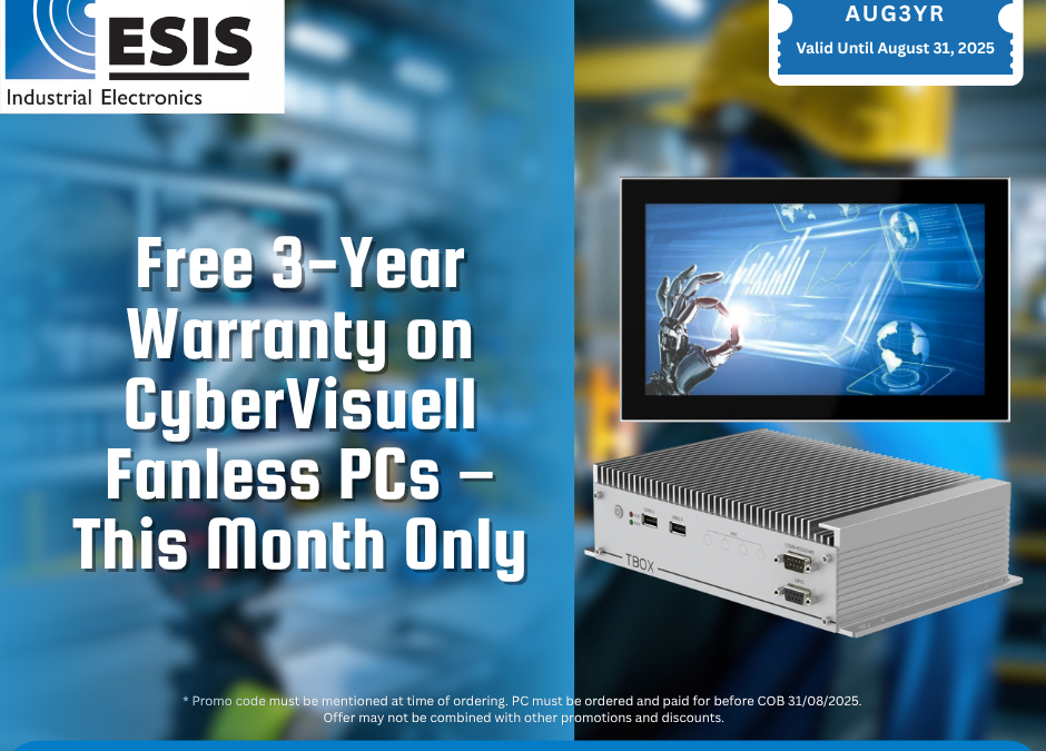 Free 3-Year Warranty on CyberVisuell Fanless PCs – Act Now