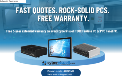 Get In Quick for Free 3-Year Warranty on CyberVisuell PCs