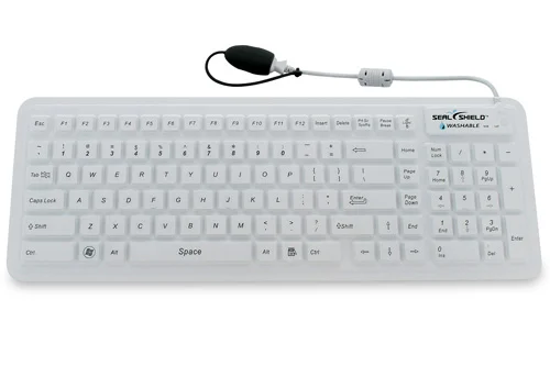 Seal Glow 2 Waterproof Keyboard, White