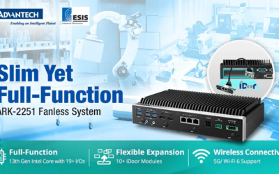 Fast, Sleek and Fanless: ARK-2251 Ideal for Industrial AI