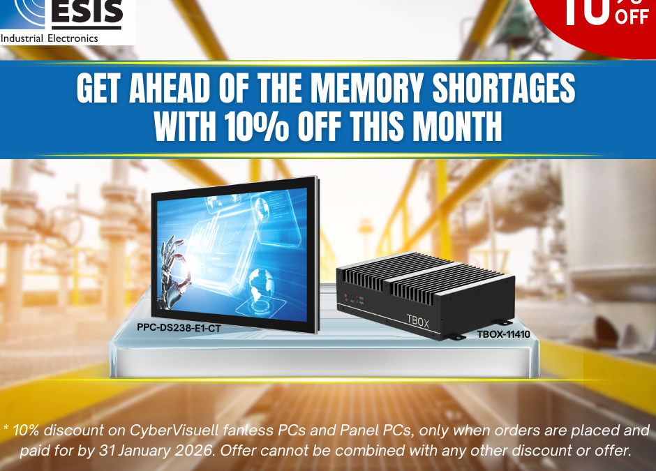 Last Chance to Save 10% on CyberVisuell Industrial PCs