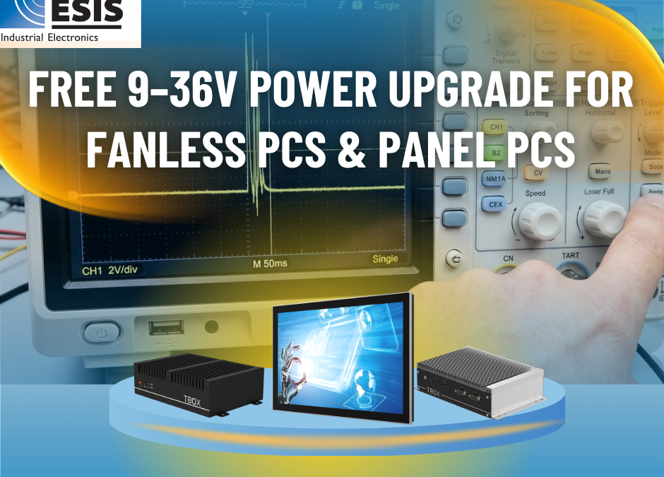 Free 9-36V Wide Voltage Input Upgrade on CyberVisuell PCs